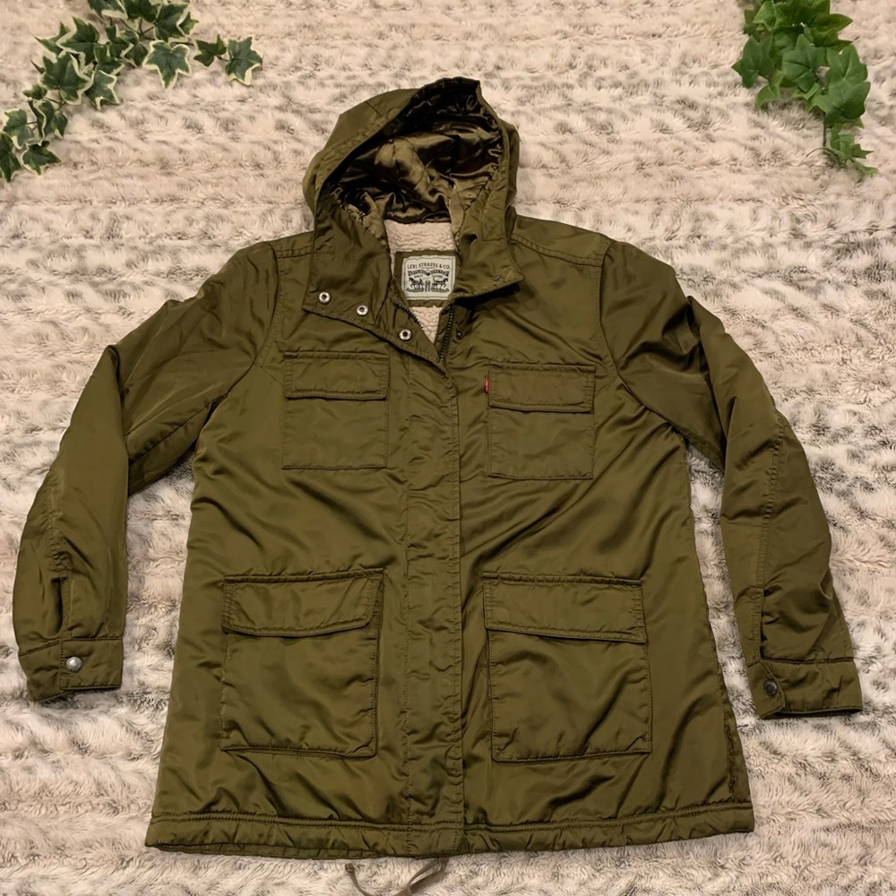 Levi’s Satin Rain Jacket